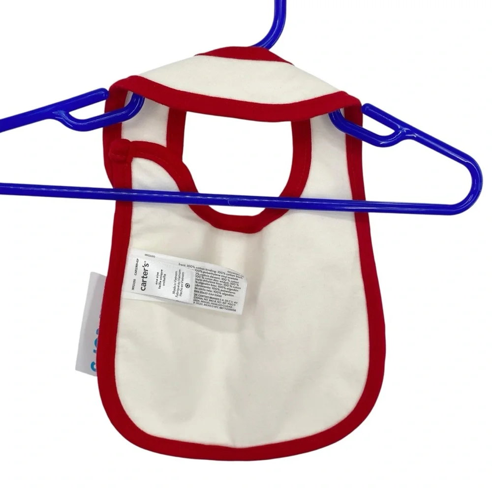 Carter's Baby My First Valentine's Day Bib New